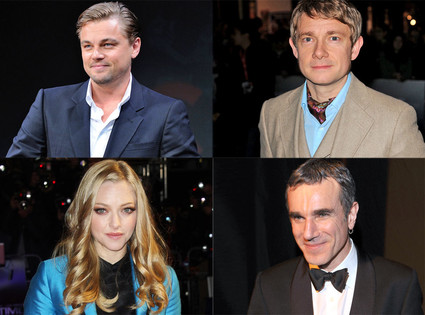 Leo DiCaprio, Martin Freeman, Amanda Seyfried, Daniel Day Lewis Leo DiCaprio, Martin Freeman, Amanda Seyfried, Daniel Day Lewis